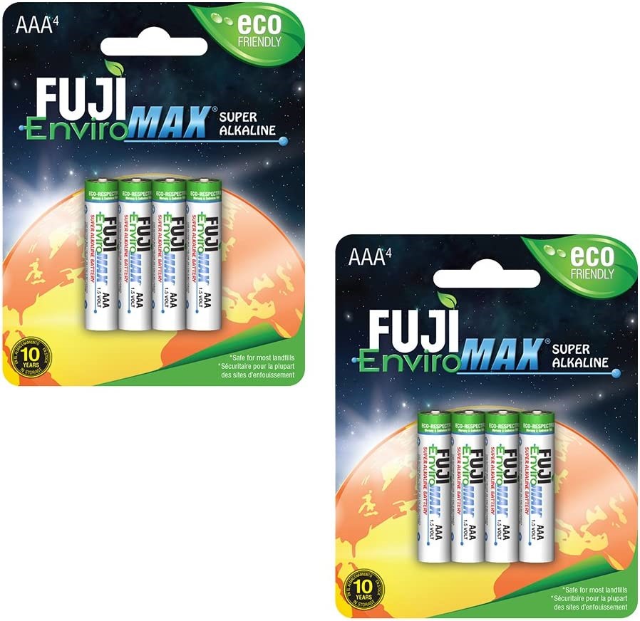 Fuji Enviromax Alkaline Batteries  AAA